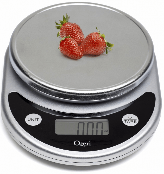 Ozeri Pronto Digital Multifunction Kitchen and Food Scale, Elegant Black