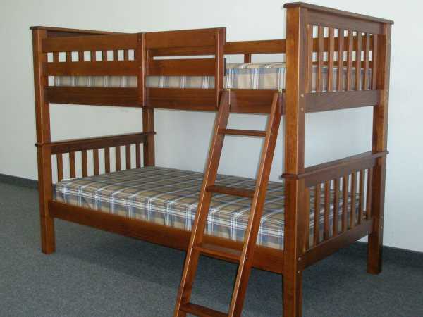 Bunk Bed Mission Expresso Bk 100- Mattress Xxl