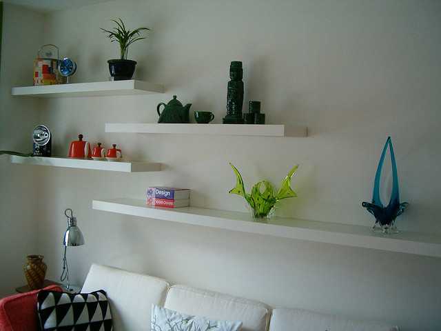 floating shelves