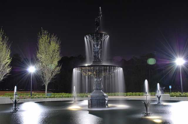 night fountain