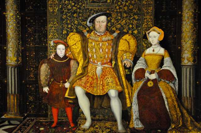 King Henry VIII Portrait at Hampton Court Royal Palace - Greater London England